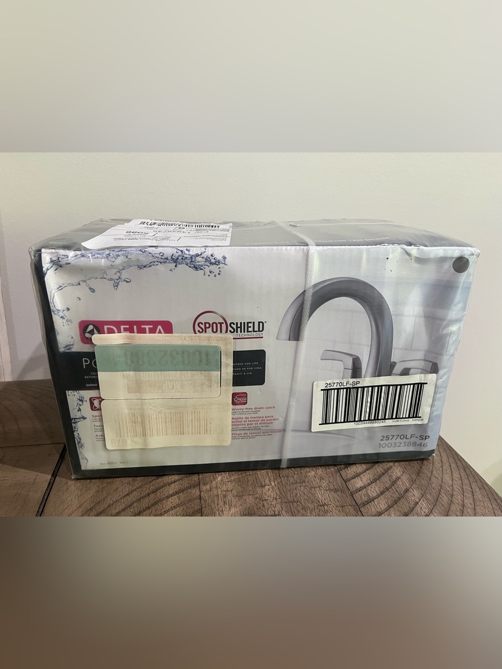 Delta Portwood 2-Handle Centerset Bathroom Faucet Brushed Nickel 25770LF-SP NEW